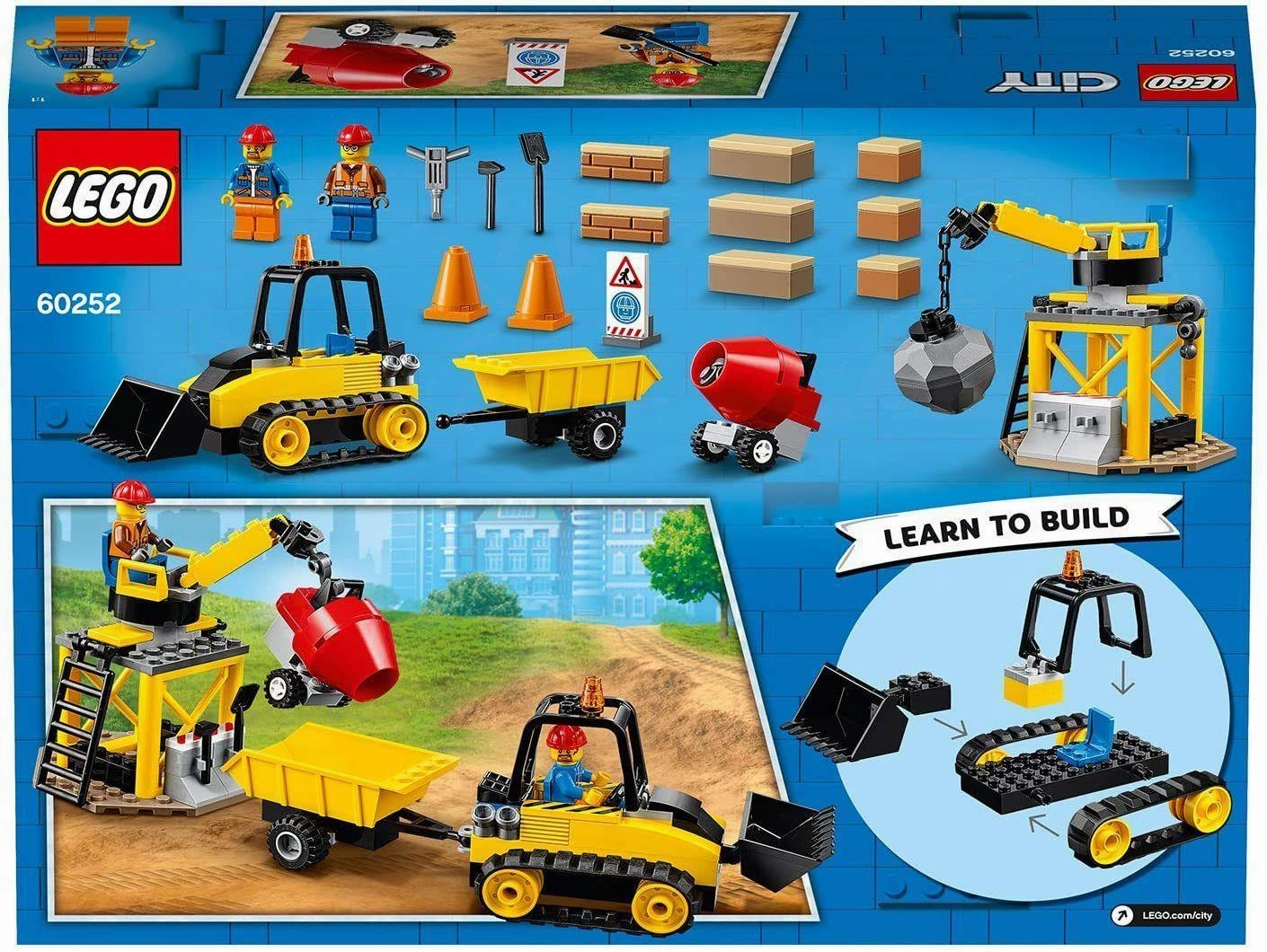 LEGO CITY 60252 Great Vehicles Construction Bulldozer