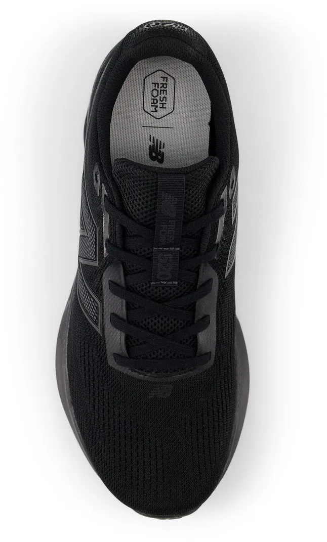 NEW BALANCE MEN'S 520 V9 TRIPLE BLACK RUNNING SHOES Shoes_Mens-New-Balance