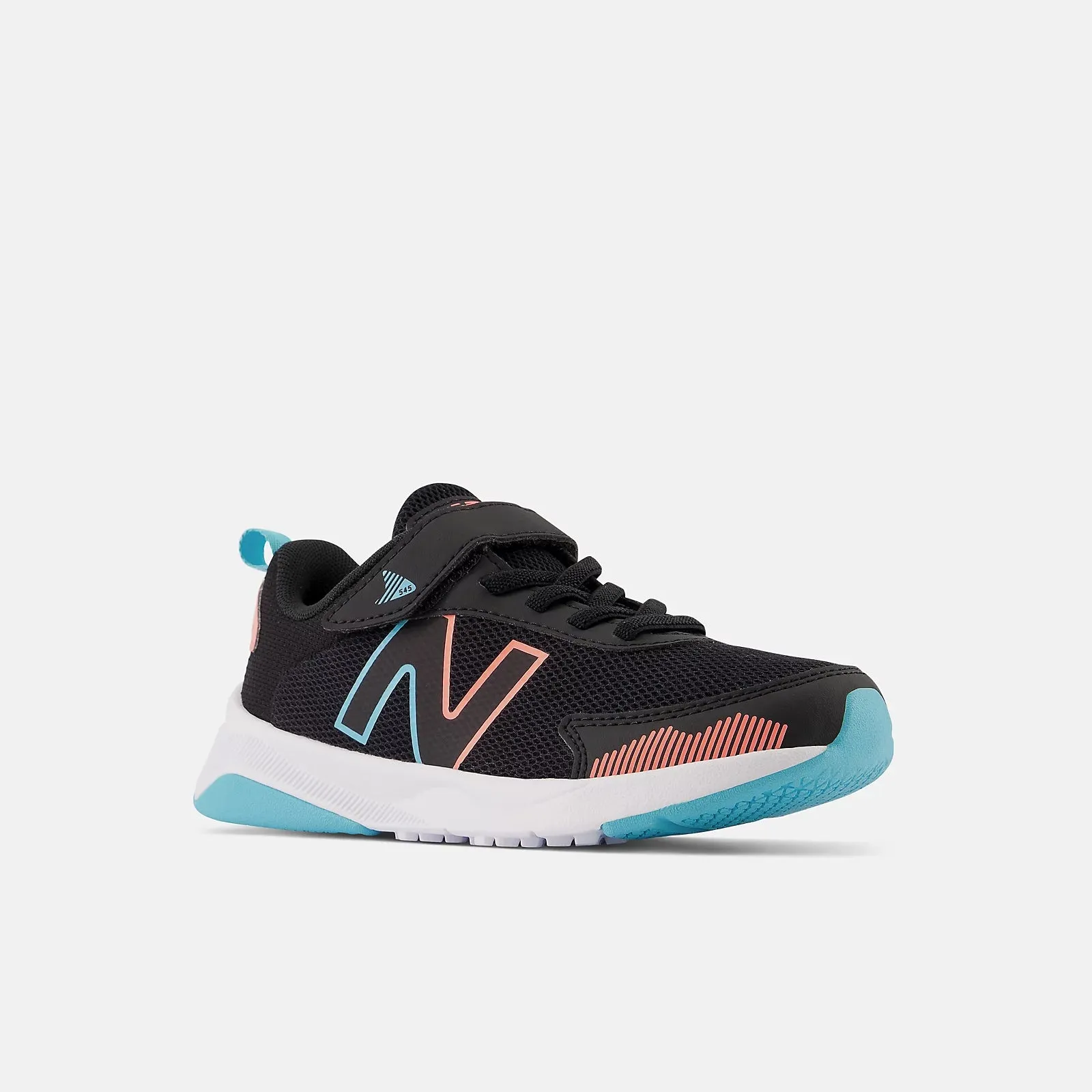 New Balance Shoes Dynasoft 545 Bungee Lace with Top Strap Black (10.5c-3Y)