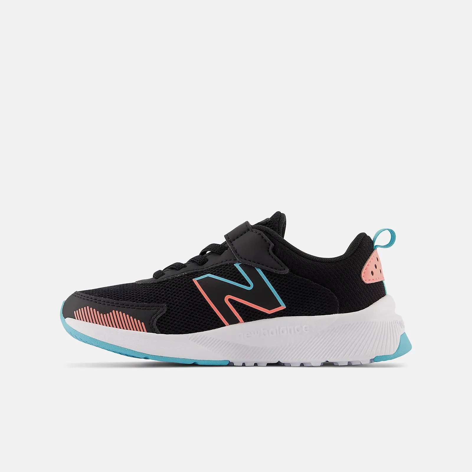New Balance Shoes Dynasoft 545 Bungee Lace with Top Strap Black (10.5c-3Y)