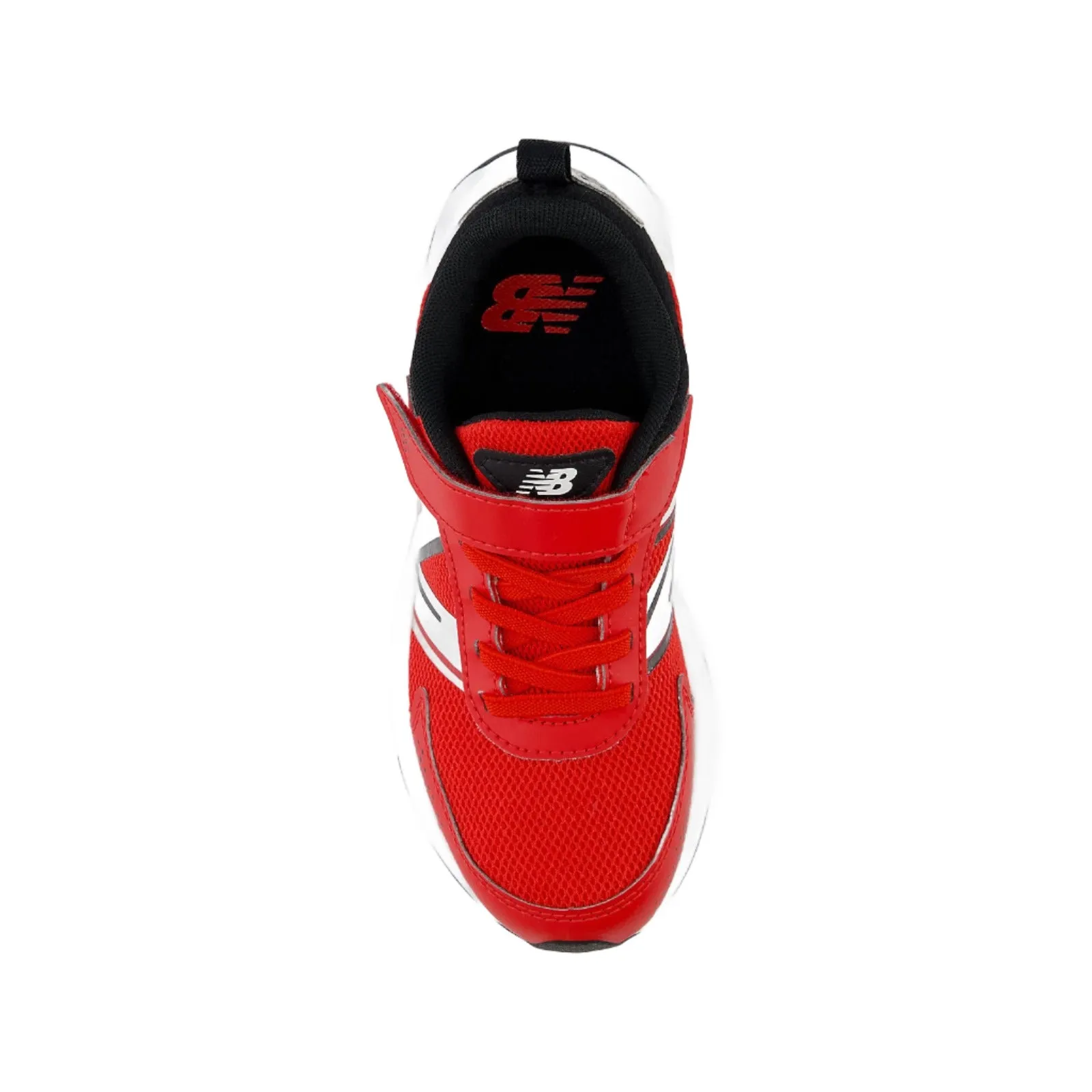 New Balance Shoes Kid's Dynasoft 545 Bungee Lace with Top Strap True Red/Black (10.5c-3Y)