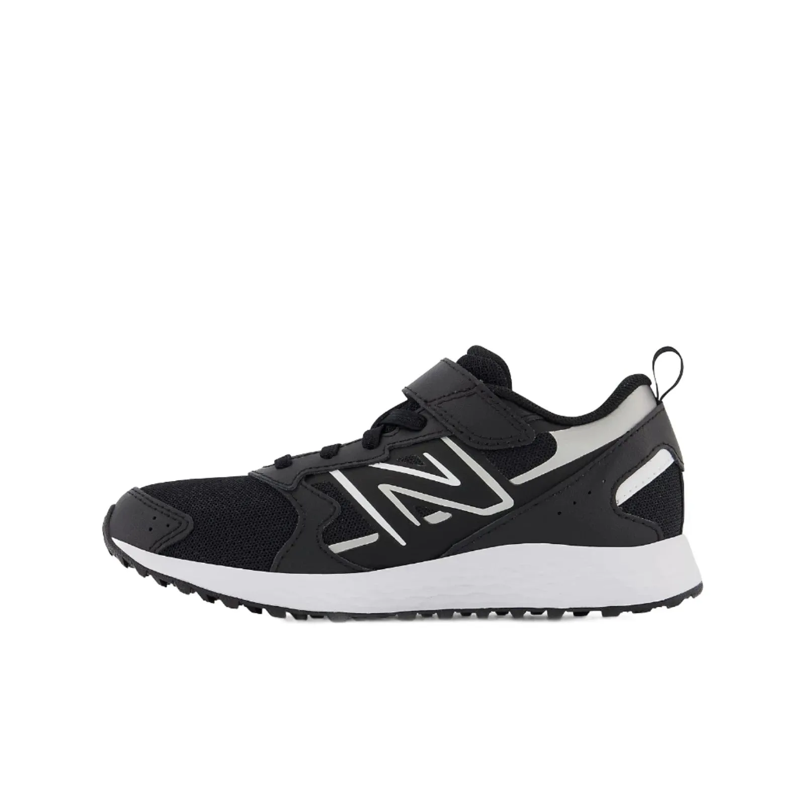 New Balance Shoes Kid's Fresh Foam 650v1 Black/Metallic Silver (10.5C-3Y)