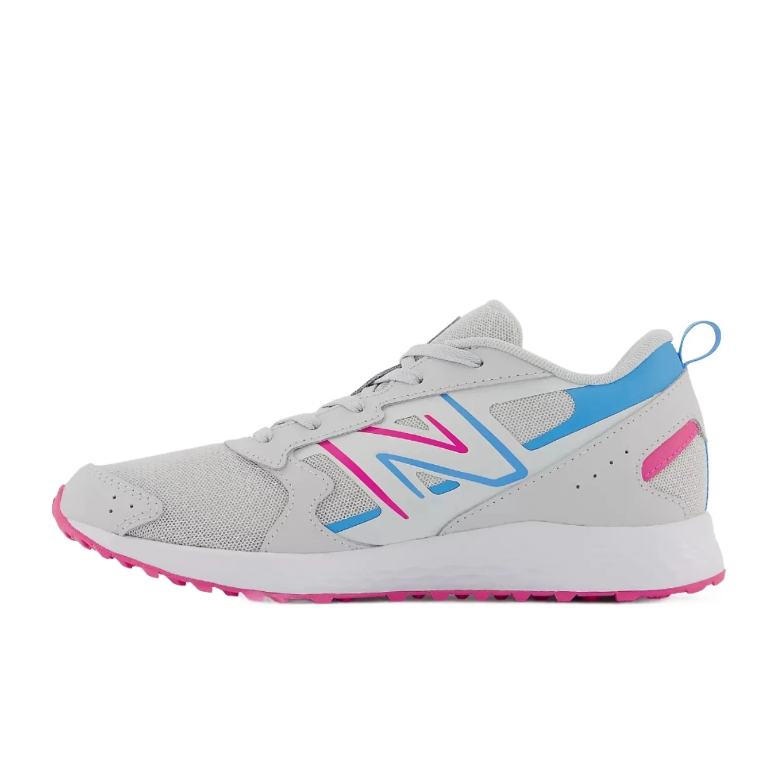 New Balance Shoes Kid's Fresh Foam 650v1 Summer Fog/Hi-Pink Wide (3.5Y-5Y)