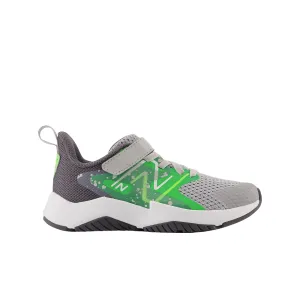 New Balance Shoes Rave Run v2 Bungee Lace with Top Strap Raincloud Green (10.5c-3Y)