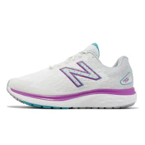New Balance Shoes Women's 680v7 White/Fuchsia