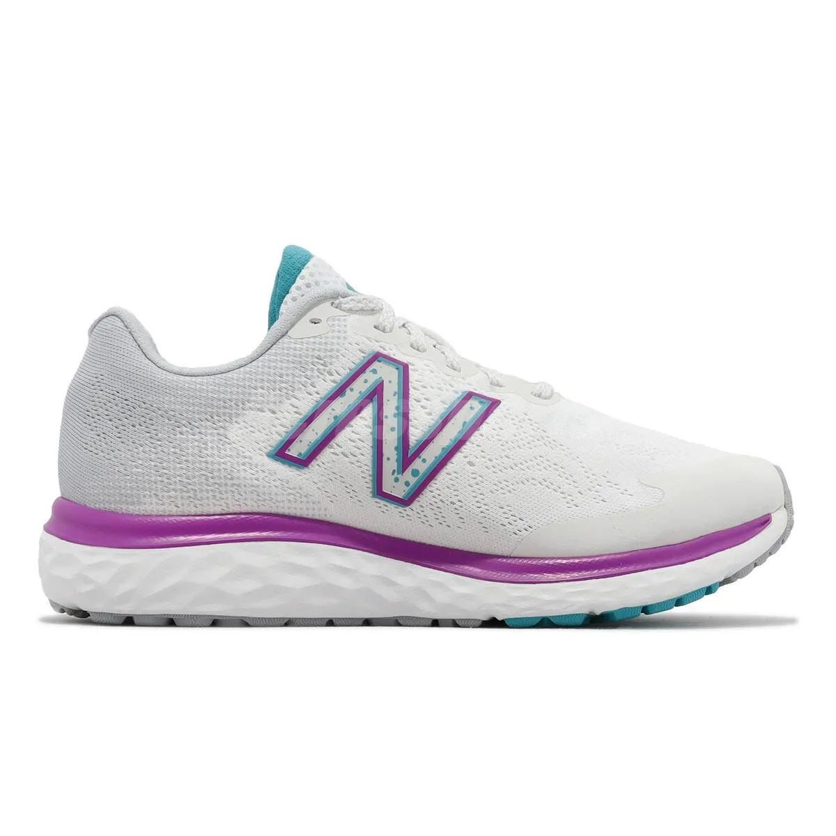 New Balance Shoes Women's 680v7 White/Fuchsia