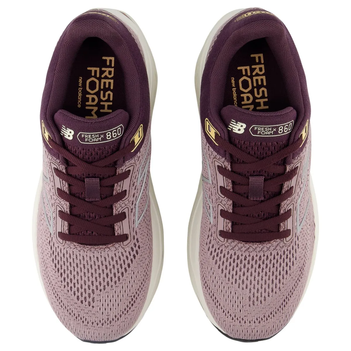 New Balance Women's Fresh Foam X 860v14 W860J14 Ice Wine/Plum Brown/Silver Metallic New Balance Shoes