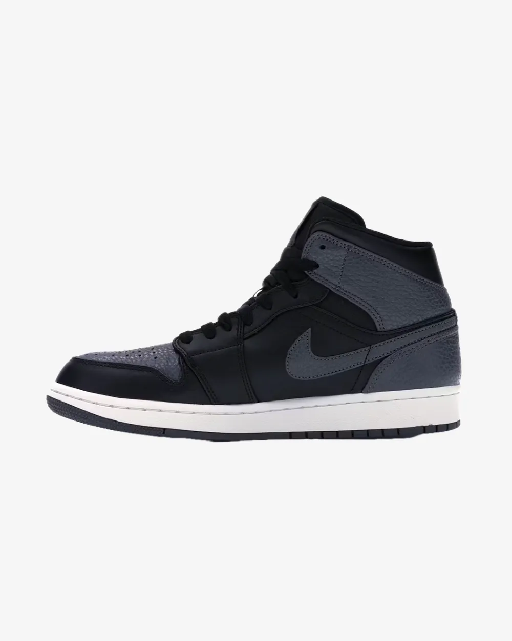 NIKE AIR JORDAN1 MID BLACK DARK GREY