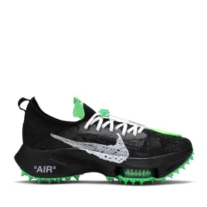 NIKE AIR ZOOM X OFF WHITE TEMPO NEXT FLYKNIT BLACK SCREAM GREEN -