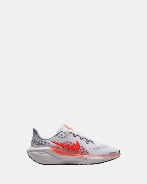 Nike Kids' Shoes Air Zoom Pegasus 41 Grade School White/Crimson/Magic Ember