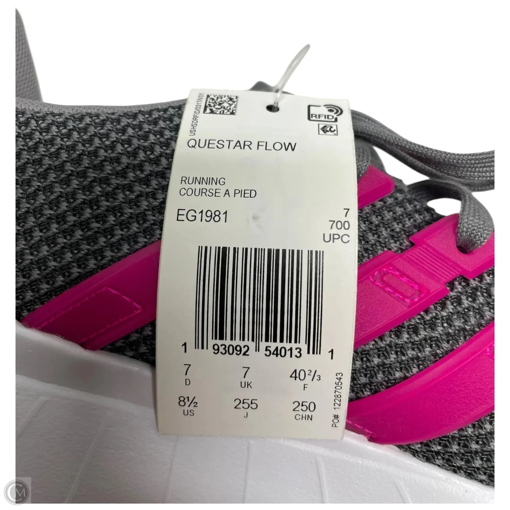 Shoes Athletic By Adidas In Grey, Size: 8.5 adidas