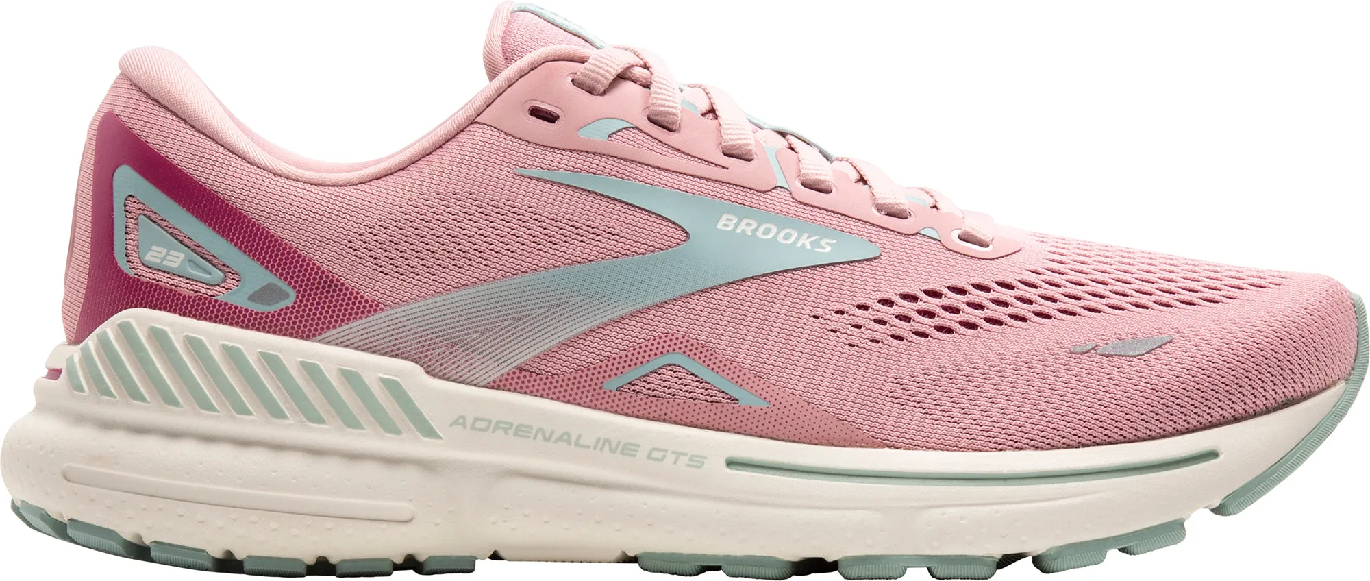 Shoes Brooks Brooks Adrenaline GTS 23 Womens Running Shoes - Pink