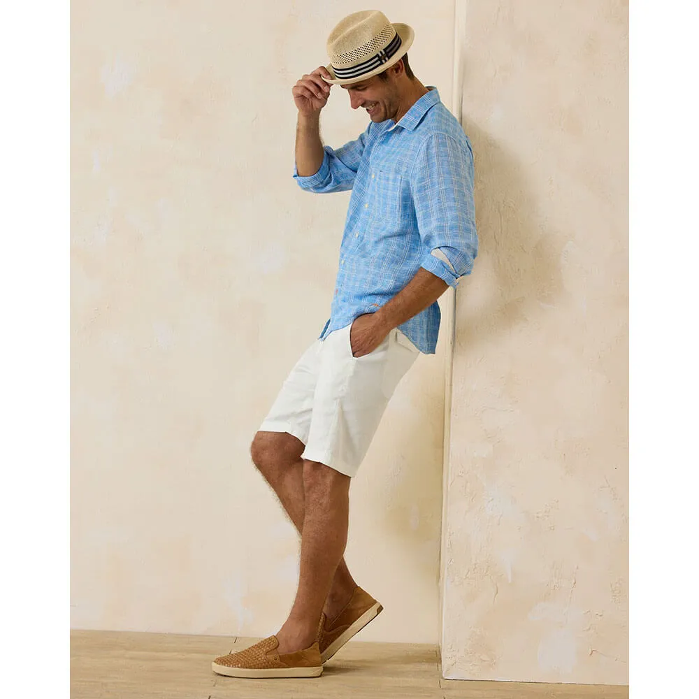 Tommy Bahama 10-Inch Beach Coast Linen Flat Front Shorts - Continental Tommy Bahama Clothing
