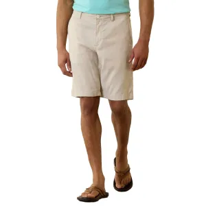 Tommy Bahama 10-Inch Beach Coast Linen Flat Front Shorts - Stone Khaki Tommy Bahama Clothing