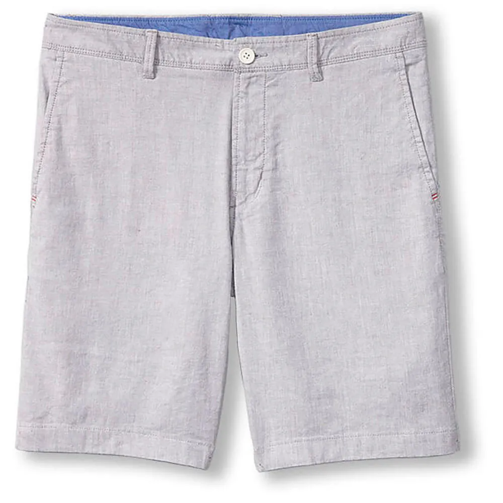 Tommy Bahama 10-Inch Beach Coast Linen Flat Front Shorts - Storm Gray Tommy Bahama Clothing