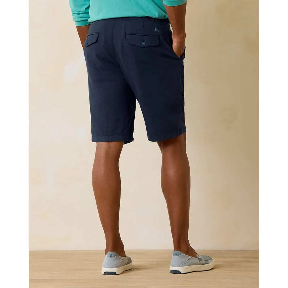 Tommy Bahama 10-Inch Linen In Paradise Shorts - Ocean Deep Mens Tommy Bahama