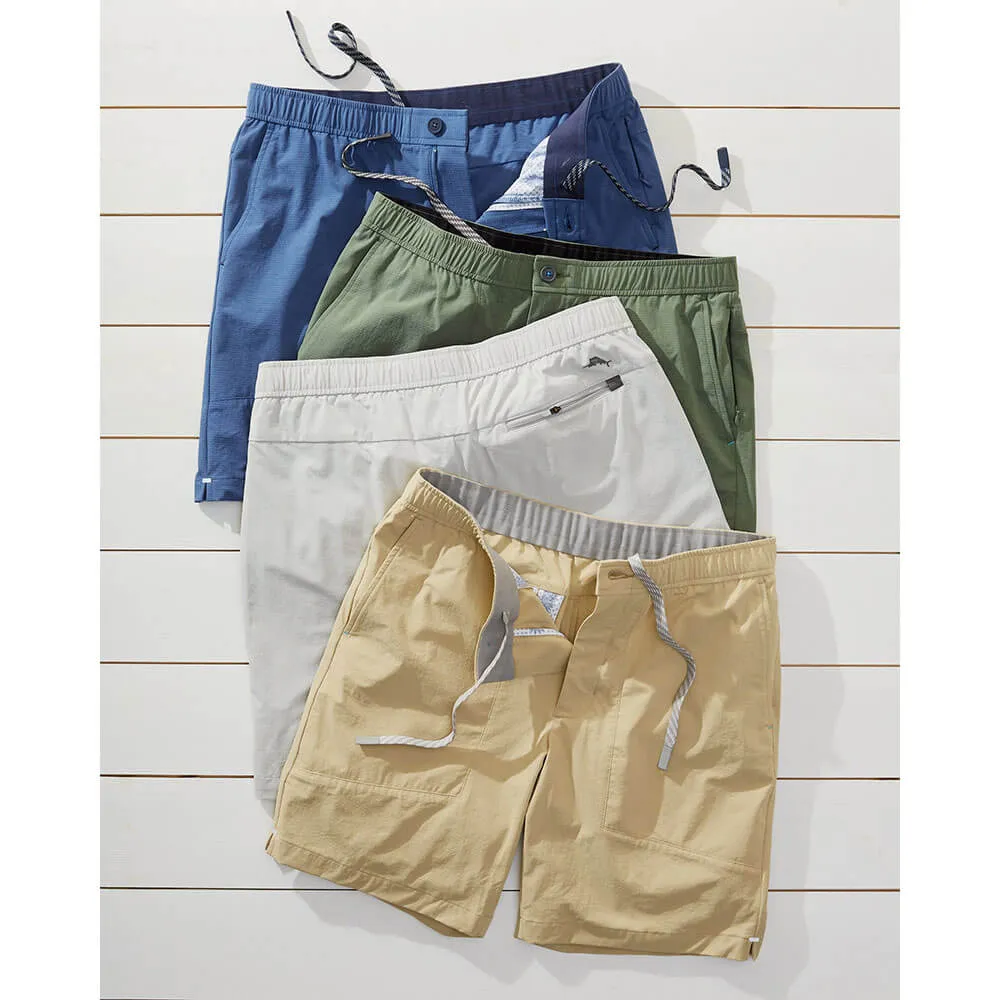 Tommy Bahama 8-Inch Chip Shot Pull On Shorts - Concrete Grey Mens Tommy Bahama