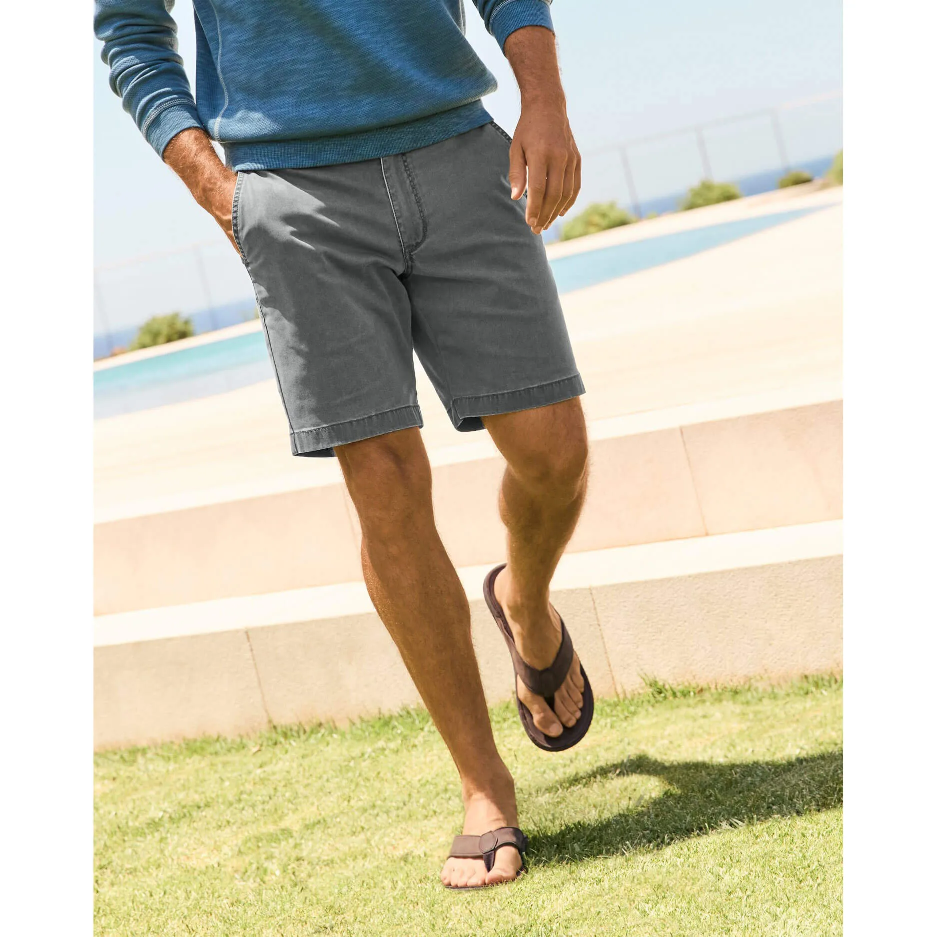 Tommy Bahama 9-Inch Boracay Shorts - Fog Grey* Mens Tommy Bahama