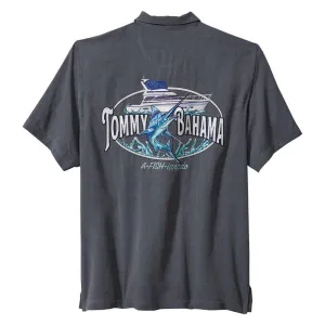 Tommy Bahama A-Fish-Iando Camp Shirt - Dark Sterling Mens Tommy Bahama