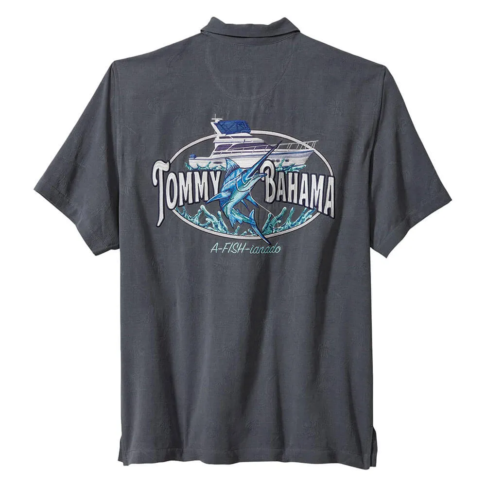 Tommy Bahama A-Fish-Iando Camp Shirt - Dark Sterling Tommy Bahama Clothing