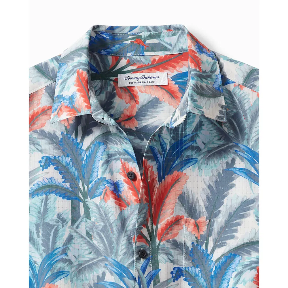 Tommy Bahama Bahama Coast Villa Palms Camp Shirt - Marble Cream Mens Tommy Bahama