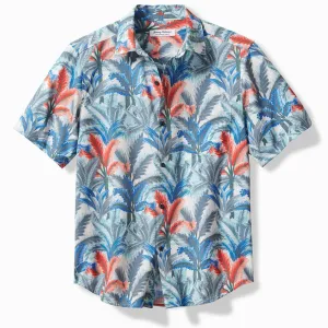 Tommy Bahama Bahama Coast Villa Palms Camp Shirt - Marble Cream Mens Tommy Bahama