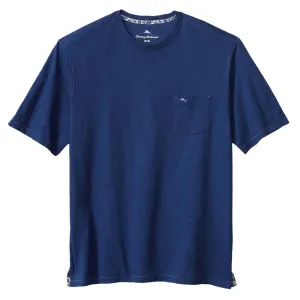 Tommy Bahama Bali Beach Crew T-Shirt -  Bering Blue Mens Tommy Bahama