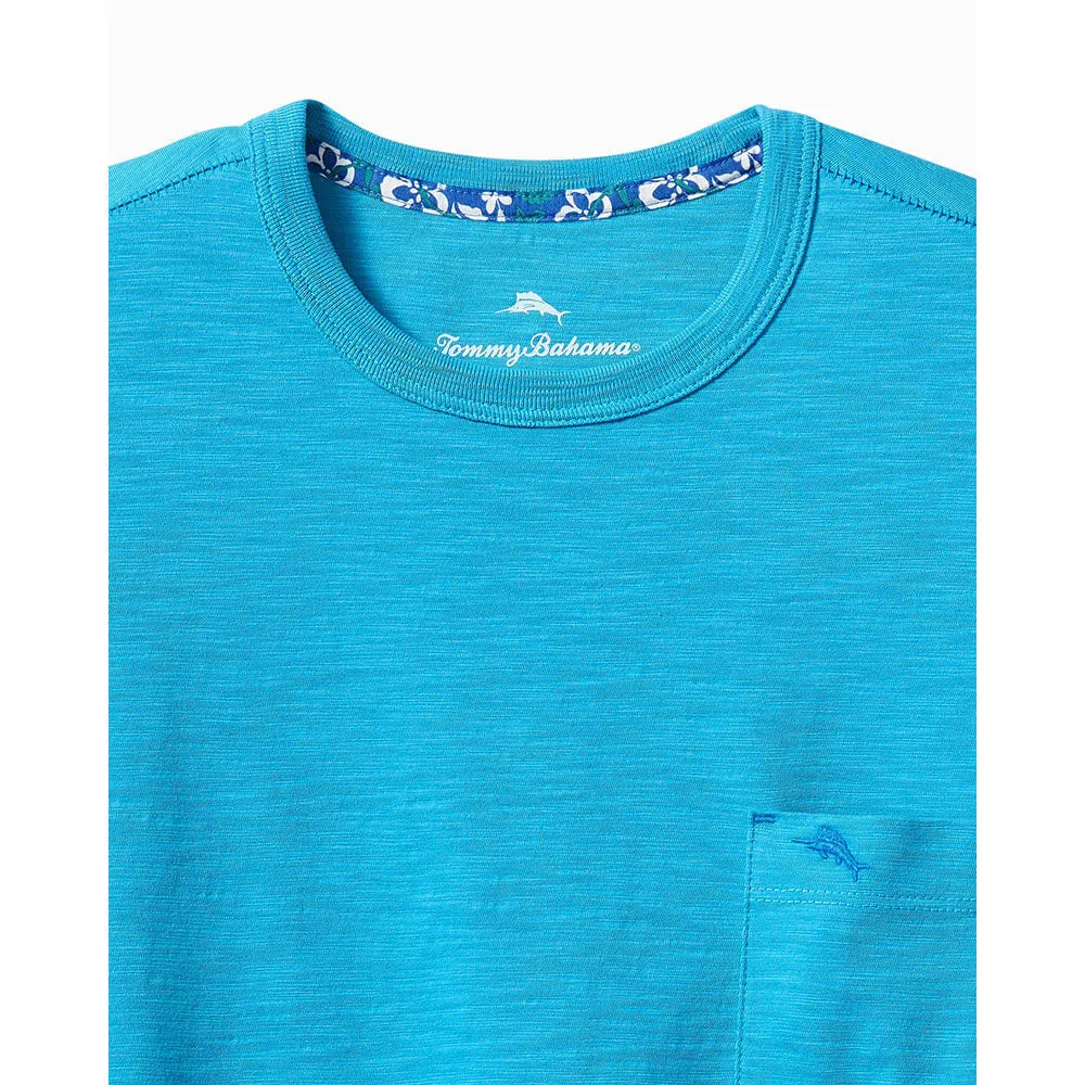 Tommy Bahama Bali Beach Crew T-Shirt - Jodhpur Blue Mens Tommy Bahama