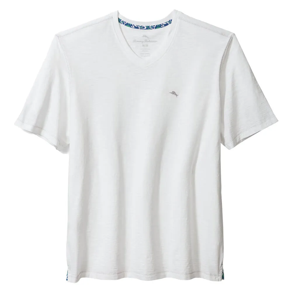 Tommy Bahama Bali Beach Vee T-Shirt - White Mens Tommy Bahama
