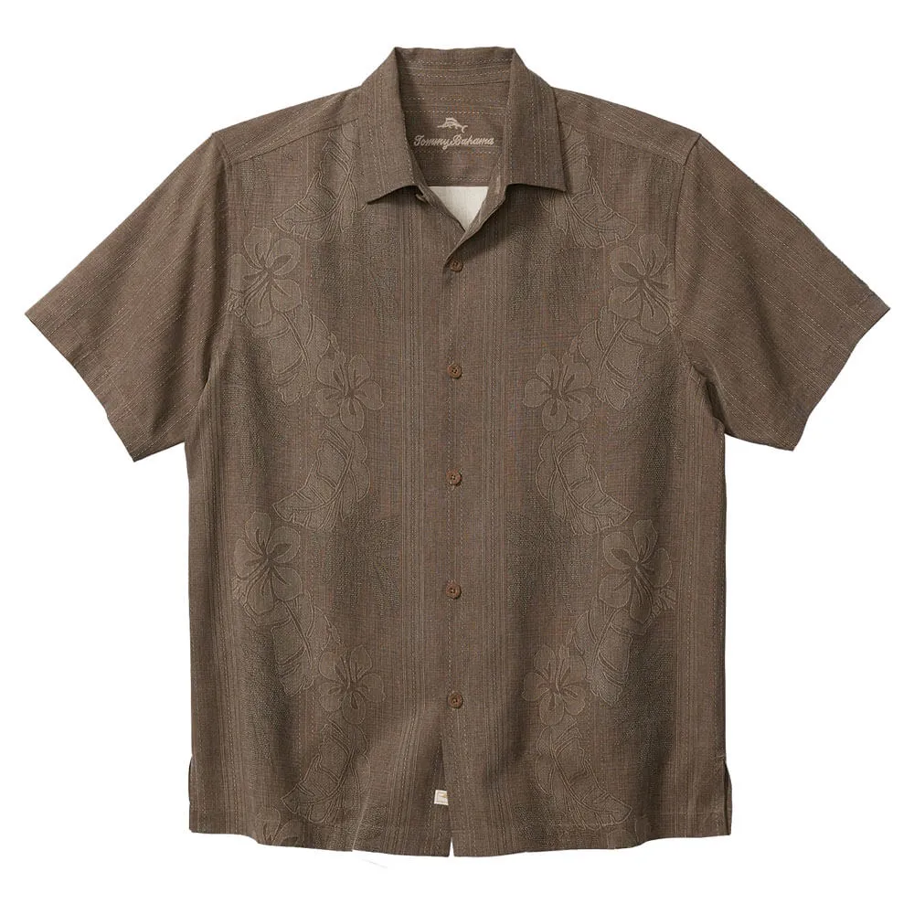 Tommy Bahama Bali Border Camp Shirt - Auberage Mens Tommy Bahama
