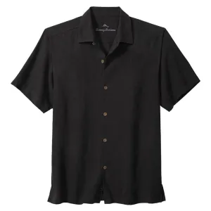 Tommy Bahama Bali Border Camp Shirt - Black Mens Tommy Bahama