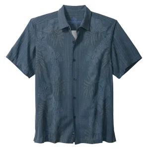 Tommy Bahama Bali Border Camp Shirt - Navy Mens Tommy Bahama