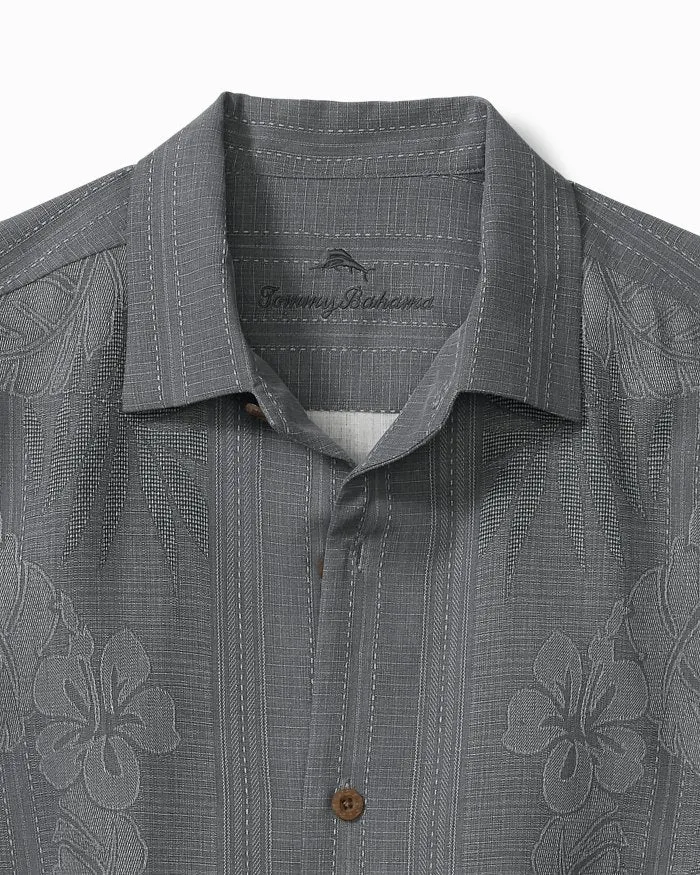 Tommy Bahama Bali Border Camp Shirt - Shadow Mens Tommy Bahama