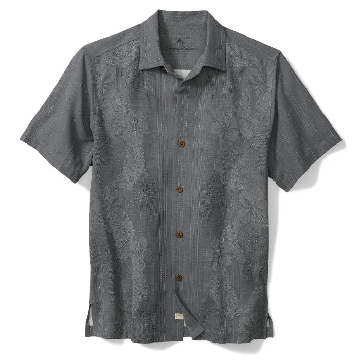 Tommy Bahama Bali Border Camp Shirt - Shadow Mens Tommy Bahama