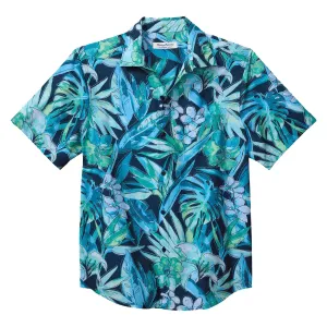 Tommy Bahama Big & Tall Bahama Coast Jungle Haven Camp Shirt - Oceanfront Mens Tommy Bahama