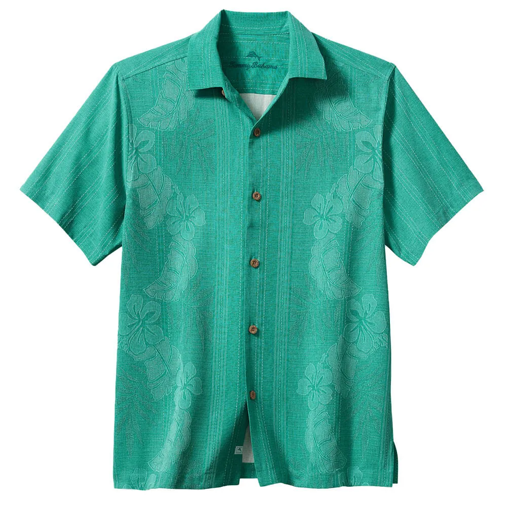 Tommy Bahama Big & Tall Bali Border Camp Shirt - Gulf Shore Tommy Bahama Clothing