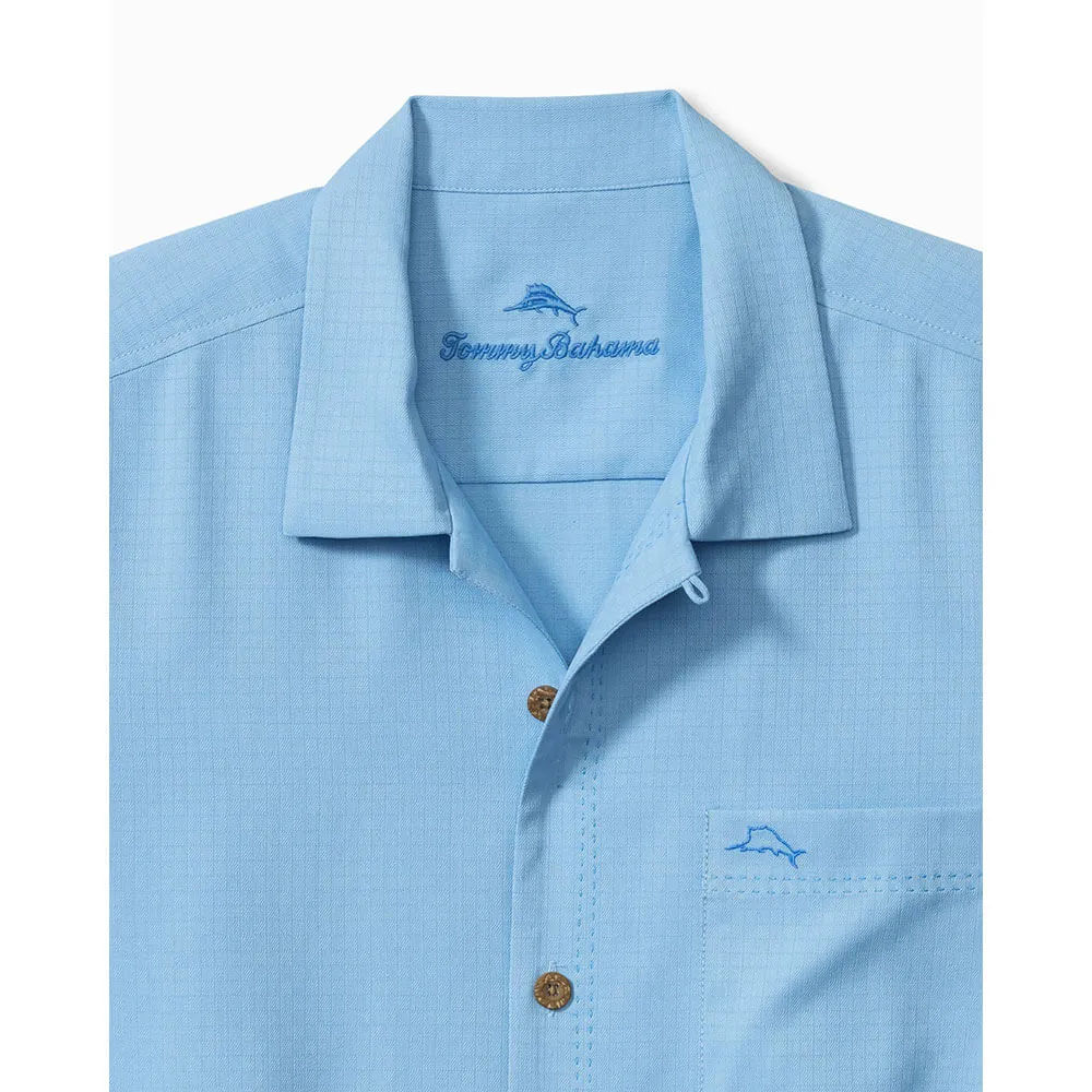 Tommy Bahama Big & Tall Coastal Breeze Check Camp Shirt - Breaker Tommy Bahama Clothing