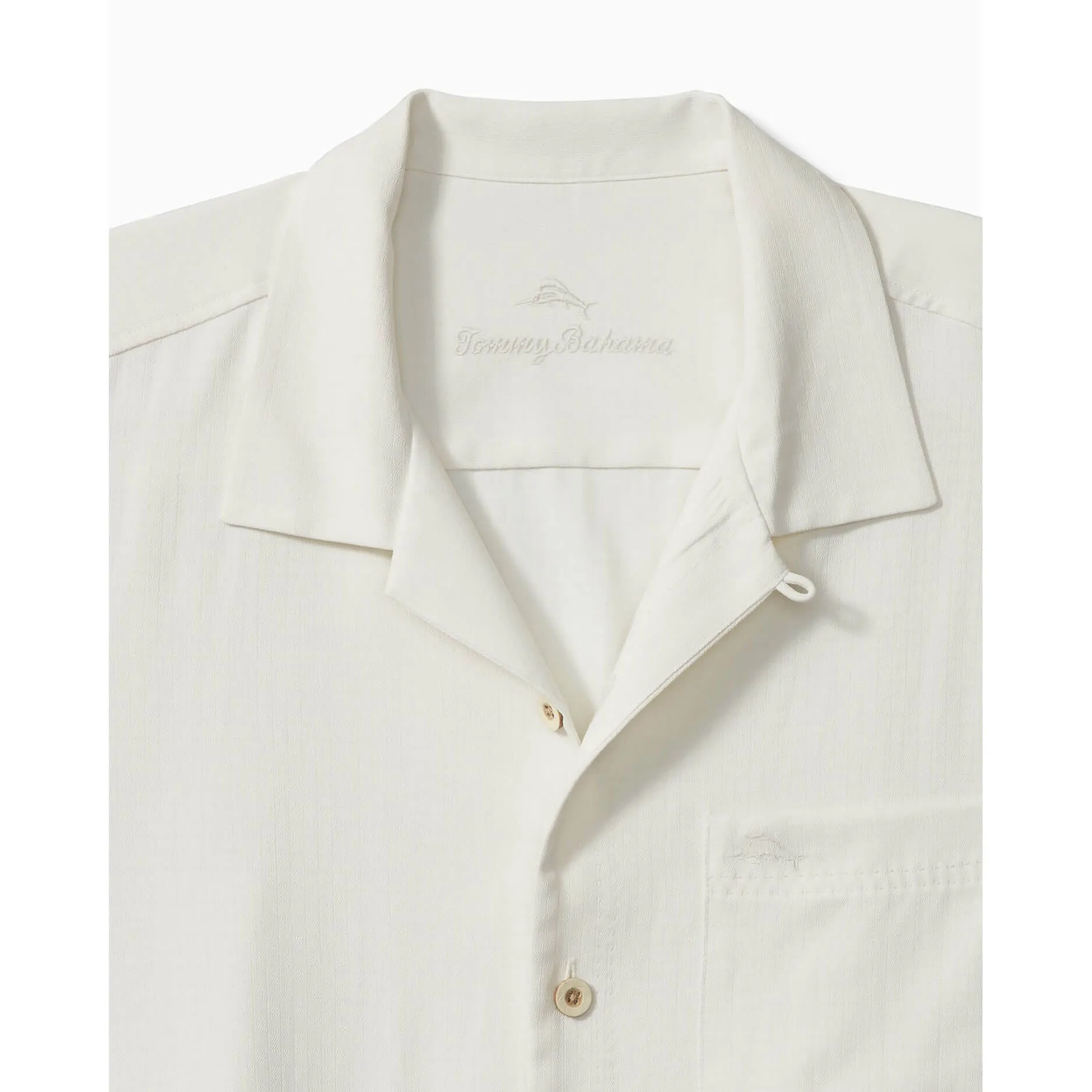 Tommy Bahama Big & Tall Coastal Breeze Check Camp Shirt - Continental Tommy Bahama Clothing