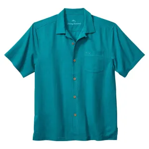 Tommy Bahama Big & Tall Coastal Breeze Check Camp Shirt - Shipwreck Tommy Bahama Clothing