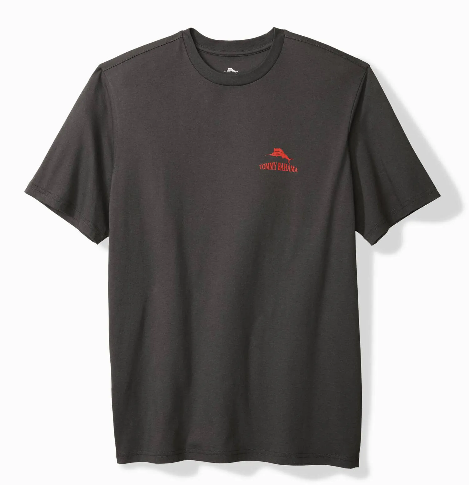 Tommy Bahama Big & Tall Deck The Halls T-Shirt - Coal Mens Tommy Bahama