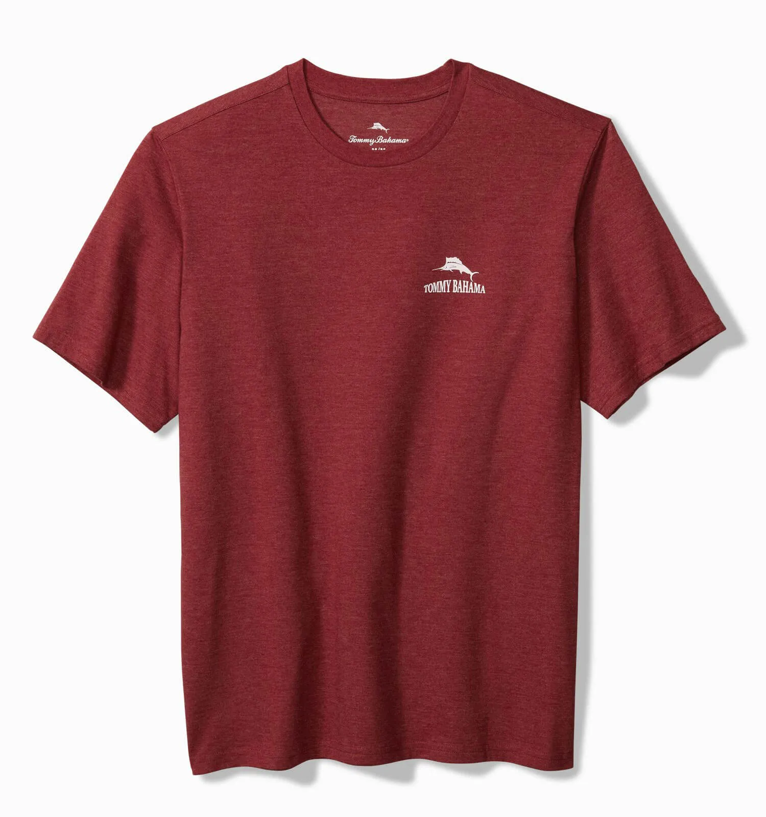 Tommy Bahama Big & Tall Hoppy Brew Year T-Shirt - Ruby Wine Heather Mens Tommy Bahama