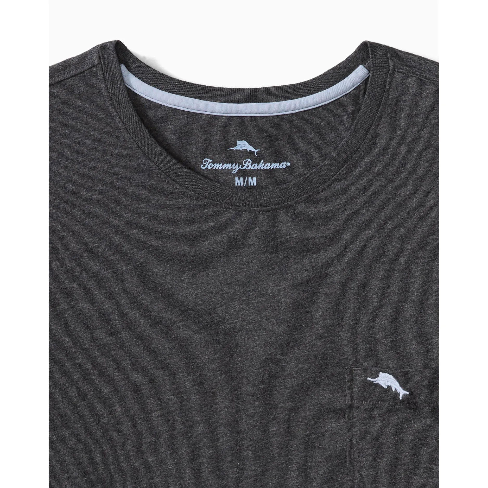 Tommy Bahama Big & Tall New Bali Skyline T-Shirt - Charcoal Heather Mens Tommy Bahama