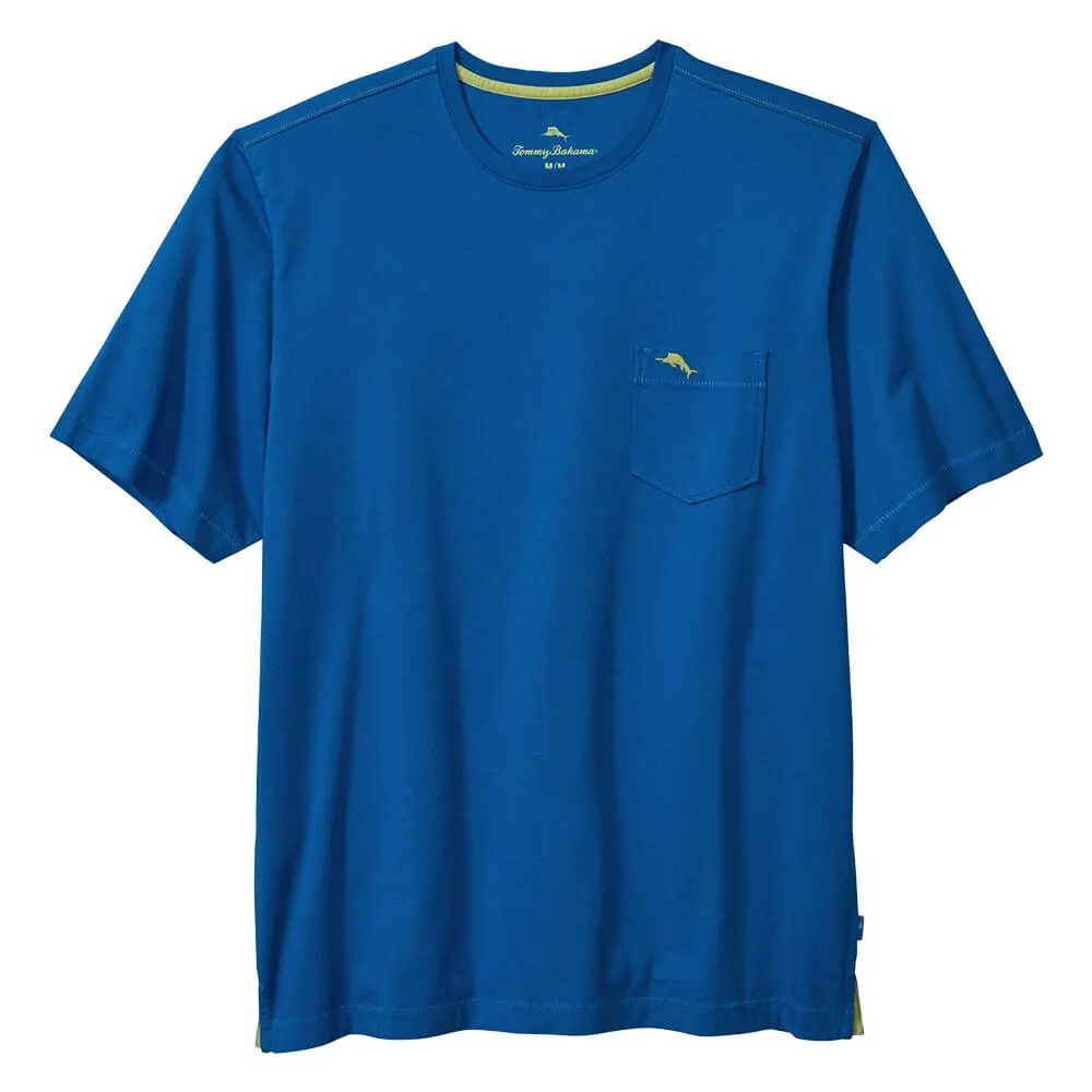 Tommy Bahama Big & Tall New Bali Skyline T-Shirt - Cobalt Sea Mens Tommy Bahama