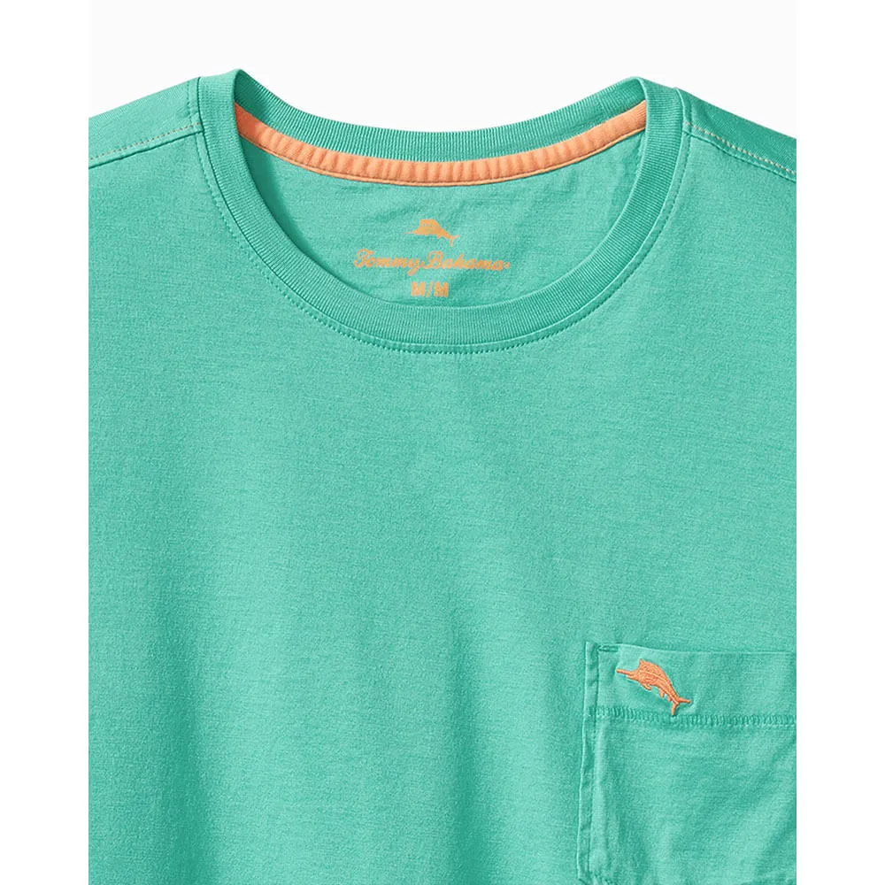 Tommy Bahama Big & Tall New Bali Skyline T-Shirt - Kohala Teal Mens Tommy Bahama