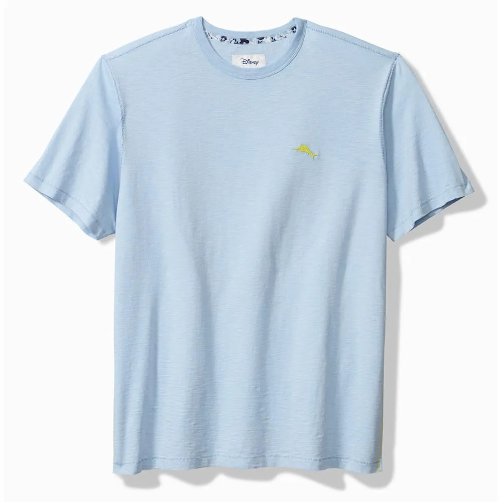 Tommy Bahama Big & Tall Paradise Bound Lux T-Shirt - Chambray Blue Tommy Bahama Clothing