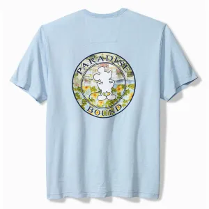 Tommy Bahama Big & Tall Paradise Bound Lux T-Shirt - Chambray Blue Tommy Bahama Clothing