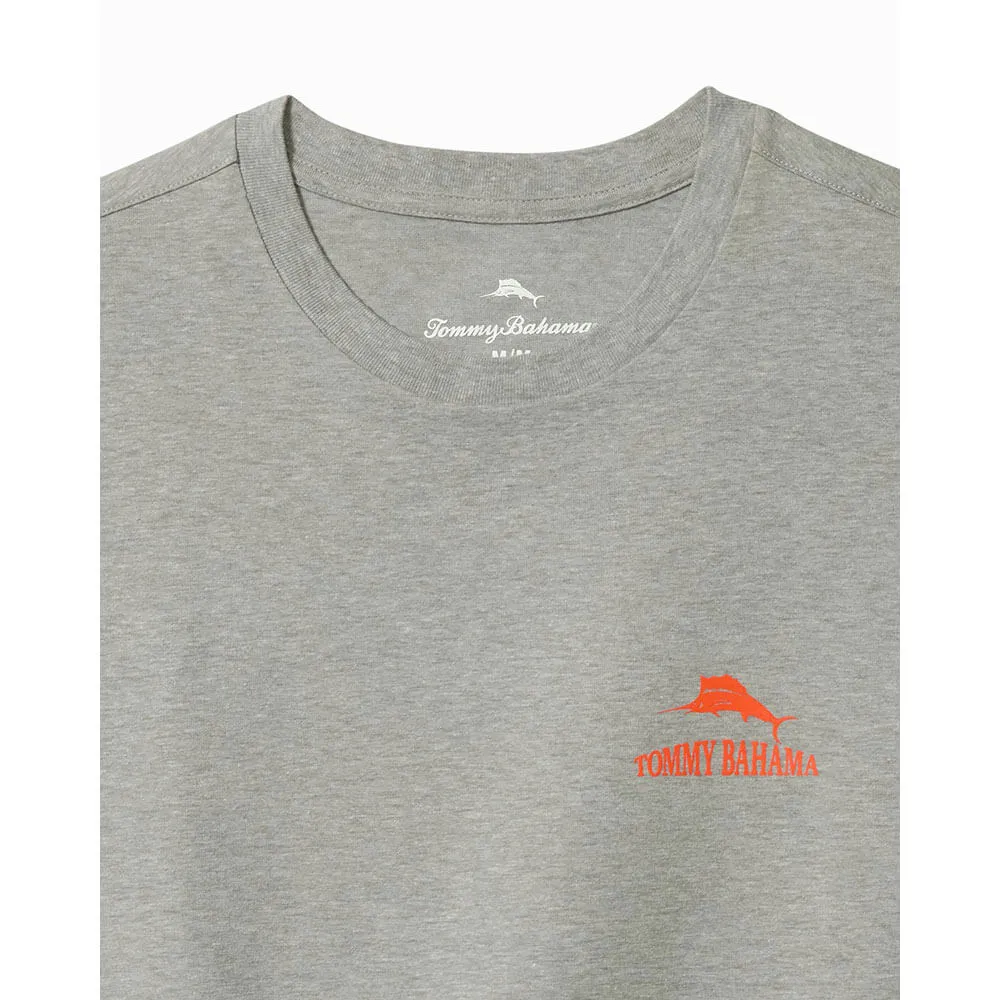 Tommy Bahama Big & Tall Plenty At Steak T-Shirt - Grey Heather Mens Tommy Bahama