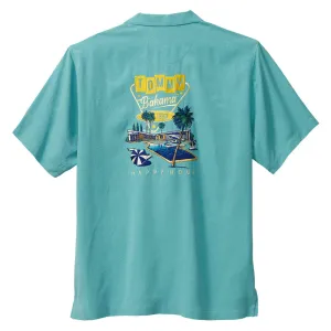 Tommy Bahama Big & Tall Retro Lounge Camp Shirt - Como Blue Tommy Bahama Clothing
