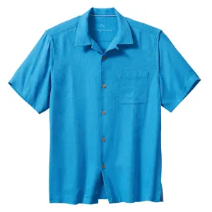 Tommy Bahama Big & Tall Tropic Isles Camp Shirt - Blue Canal Tommy Bahama Clothing