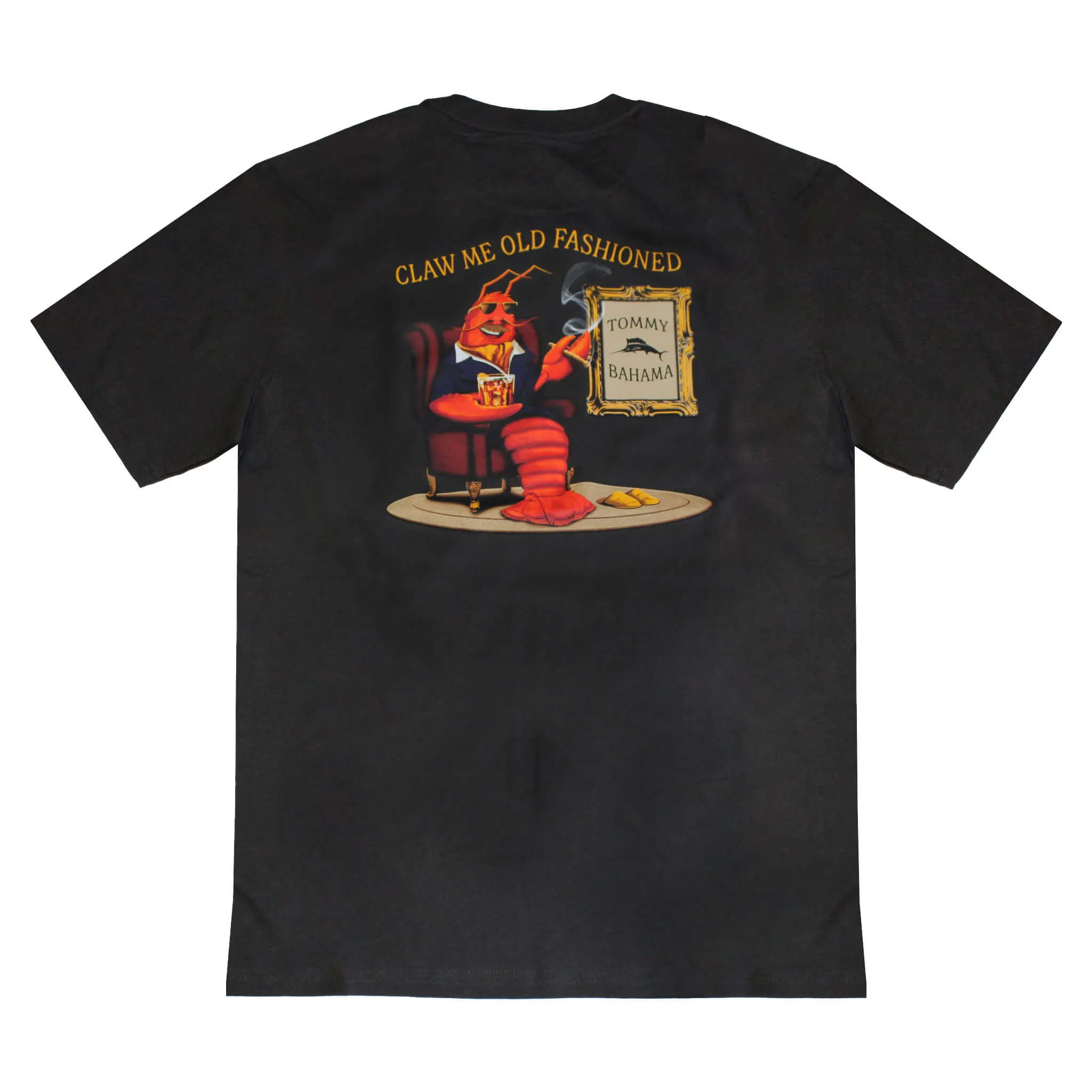 Tommy Bahama Claw Me Old Fashoned T-Shirt - Coal Mens Tommy Bahama